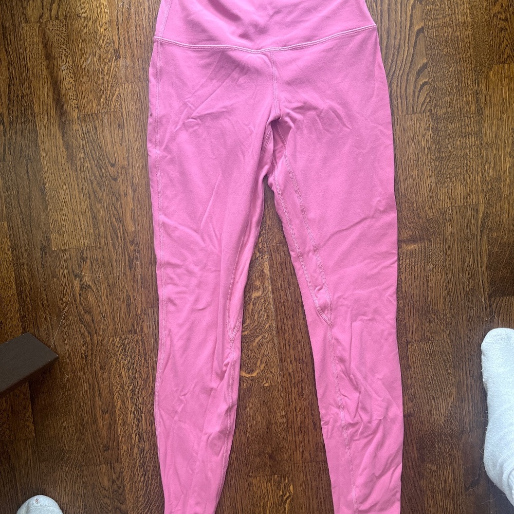 Pink lululemon tights